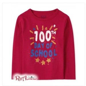 100th Day of School TCP 3T Shirt BNWT